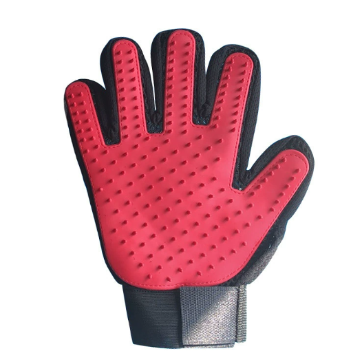 Pet Grooming Glove – Gentle Hair Remover & Massage Brush