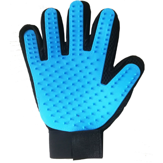 Pet Grooming Glove – Gentle Hair Remover & Massage Brush