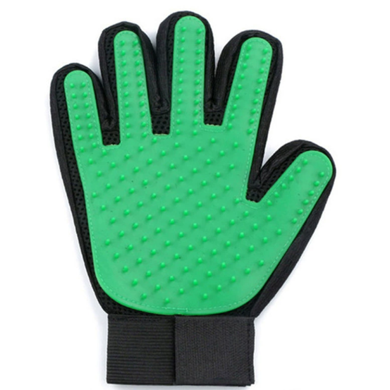 Pet Grooming Glove – Gentle Hair Remover & Massage Brush