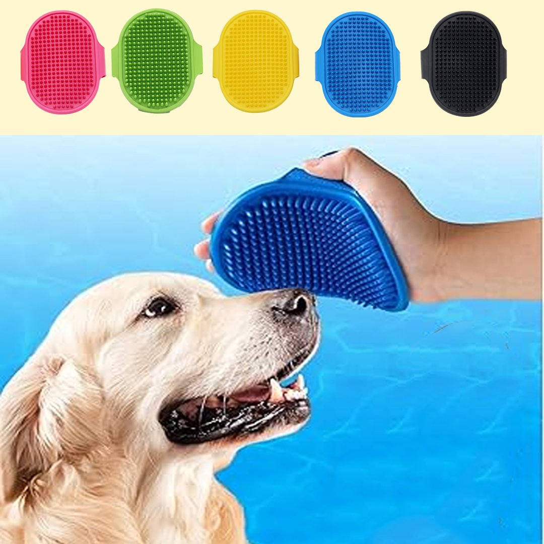 Silicone Pet Bath & Grooming Brush